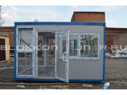 Блок-контейнер 4м, проходная, г.Ставрополь в Каменномостском