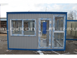 Блок-контейнер 4м, проходная, г.Ставрополь в Каменномостском
